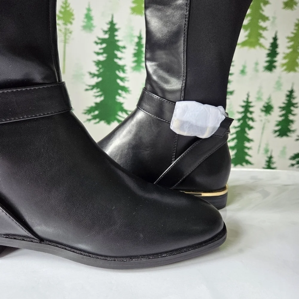 Liz Claiborne Jepson Stacked Heel Over the Knee Boots